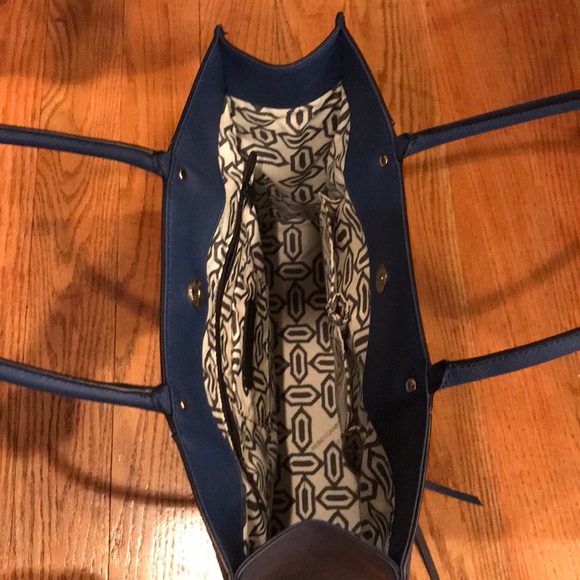 Cobalt blue Rebecca Minkoff tote bag - Picture 5 of 8